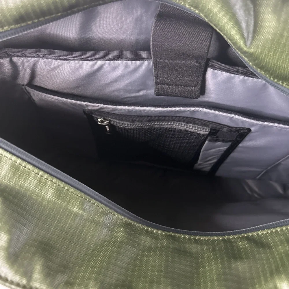 NEW LL Bean Adventure Pro Duffle And Tote Green Nylon Water Resistant Backpacks